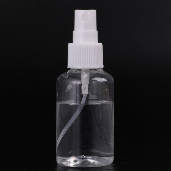 Plastic Transparent Refillable Empty Spray Bottle Perfume Sprayer (50ml) A#S