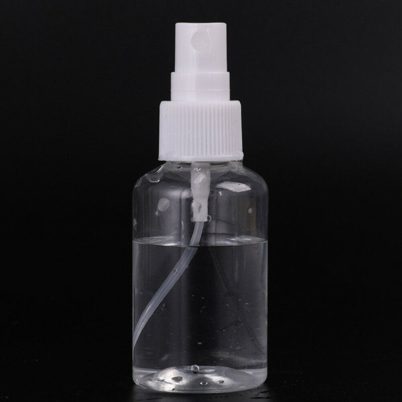 Plastic Transparent Refillable Empty Spray Bottle Perfume Sprayer (50ml) A