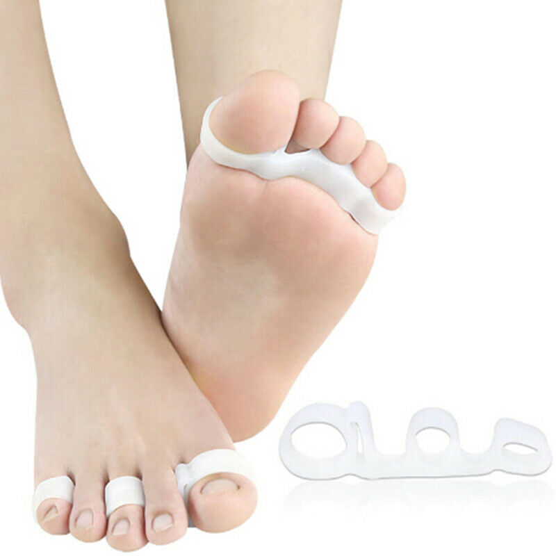 1Pair Three Holes Correction Hallux Valgus Relief Pain Toe Separator Correc r Gw