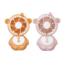 Monkey Shaped Desk Fan Mini Usb Portable Handheld Fan With Night Light Oran L5B3
