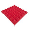 10x Soundproofing Foam Pads Polyurethane Studio Room Sound Treatment (Red)