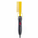 Hair Straighten Comb Electric Heating Comb Anti-Scald Pressing Heated Comb,