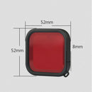 60M Waterproof Transparent Case with Lens Filter Kit for GoPro Hero 8 Black