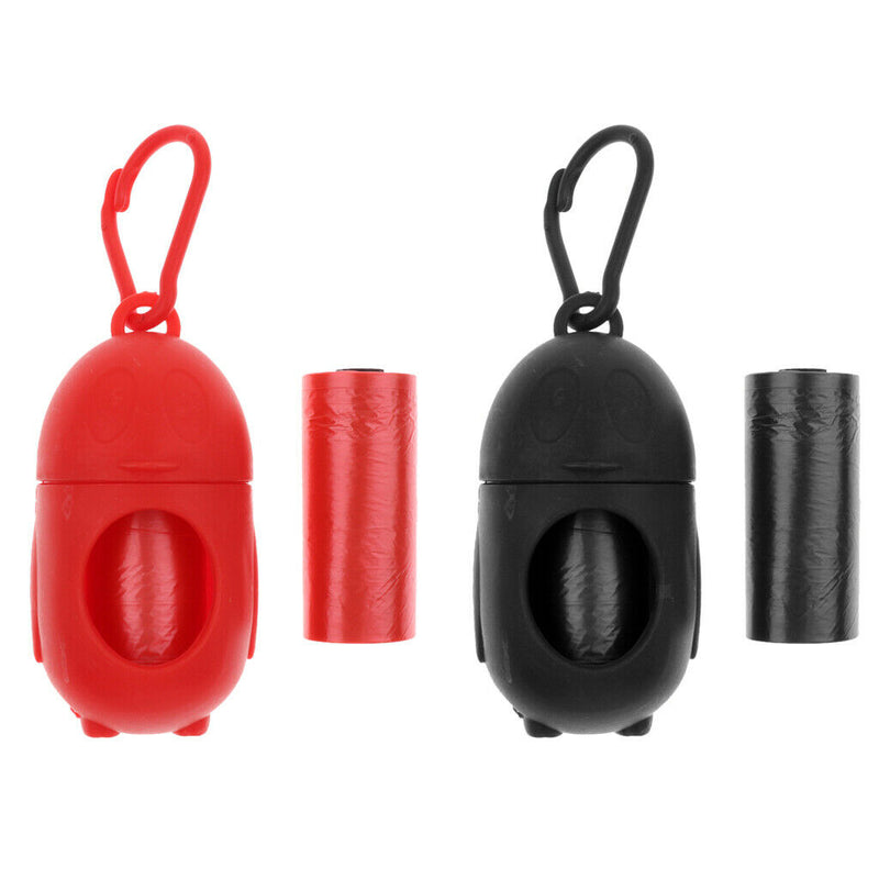 Easy Carry Travel Pet Waste Bag Plastic Dog Poop Bags With Dispenser Clip