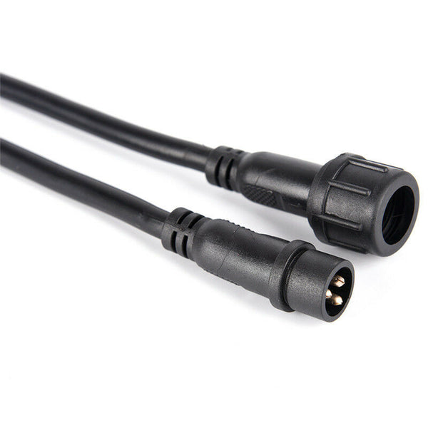 IP65 Waterproof 3Pin AC Cable 18AWG Wire LED Cable Connectors Gw