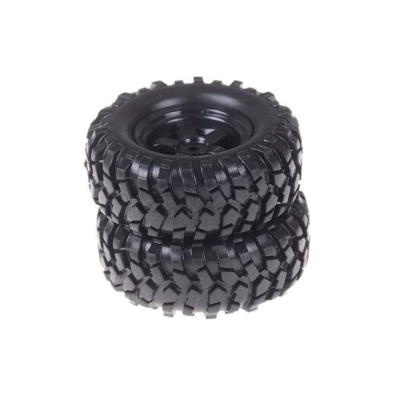 2pcs/lot 1.9" Tires 96mm Wheel 12mm Hex Hub For RC 1:10 Rock Climbing CrawlerBES