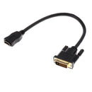 HDMI Female to DVI Male 24+1 pin Adapter Cable HDMI to DVI Video Cord Wire