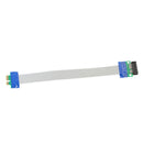 MagiDeal PCIE Micro Express 1X to 1X F/M Riser Card Flexible Extender Cable