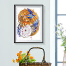 5D DIY Special Shaped Diamond Painting Fox Pattern Cross Stitch Wall Decor