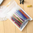 100 Colors/Set Environmentally Friendly Neutral Ink Ballpoint Gel Pen Refill GA