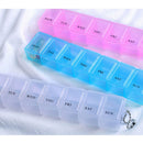 New 7 Days Weekly Pill Box Holder Medicine Storage Organizer Tablet Container 3C