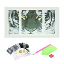 Tiger 5D Round Diamond DIY Painting Embroidery Cross Stitch Kit Home Decor
