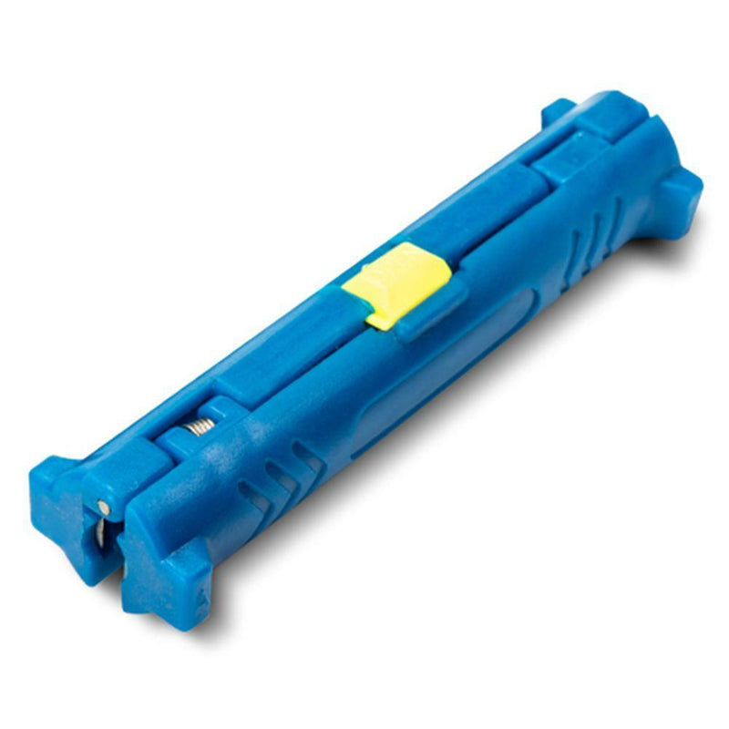Portable Electrical Stripper Pen Rotary Coaxial Cable Pen Cutter Pliers (Blue)