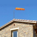 80cm Airport Windsock 30" Long Outdoor Windsock w/ Belts Grommet Reflective T8B4
