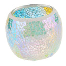 Mosaic Glass Candle Holder Bowl Tealight Votive Holder Wedding Home Decor