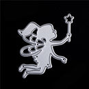 1pc magic Fairy Girl Scrapbook DIY album Card Metal Die Cut Stencil crafts 3C