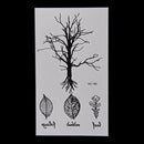 Leaf Tree Temporary Tattoos Body Arm Leg Waterproof Flash Tattoo Stickers JR