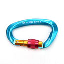 25KN Professional Safety Master Lock D Buckle Climbing Carabiner Equipment