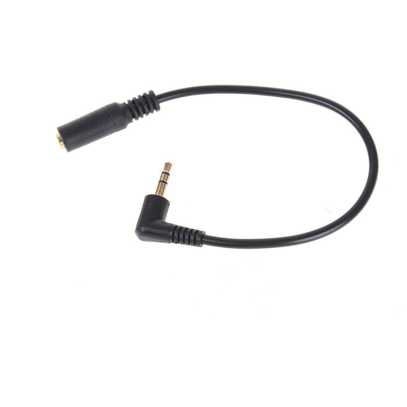 3.5mm 3pole Audio Stereo Male To Female 90Degree Right Angled Extension Cable TO