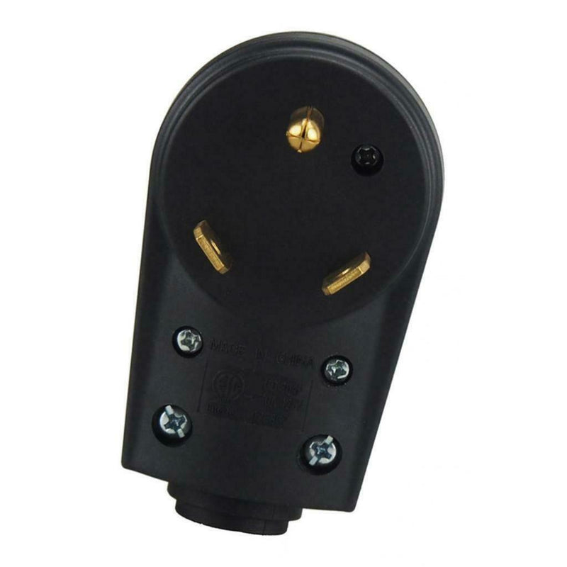 Trailer Camper RV Hot Power Locking Nema TT-30P Twist-Lock Plug 30A 125V