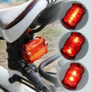 Waterproof 5LED Bicycle Tail Light Rear Warning Lamp for Night Bike Cycling