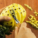 Kitchen Salad Tool Pineapple Peeler Stainless Steel Corer Slicer Clip CutteS Gw