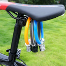 Reflective Anti-theft Cable Lock Security MTB Road Bicycle Mini Ring Locks