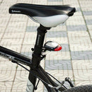 Solar Power Bike Bicycle LED Cycling Tail Rear Red Light Lamp Taillight Clamp