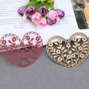 DIY Carbon Steel Heart-shaped Flower Cutting Dies Stencil Album Craft Gift