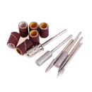 Nail Electric Drill Bits Sanding Bands File Set Filing Pedicure Manicure ToolELJ