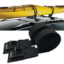Adjustable Surfboard Kayak SUP Surf Roof Rack Tie Down Straps Black Pair