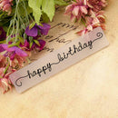 Happy Birthday DIY Scrapbook Plastic Embossing Folder Template for Album A