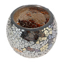 Glitter Patch Mosaic Votive Candle Tealight Candelabra Wedding Home Decor