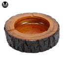 Medium Wooden Cigarette Ashtray Portable Ash Tray Business houshold New