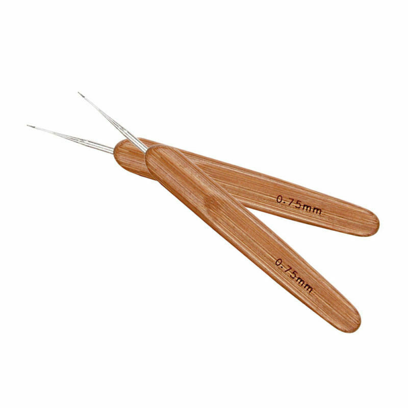 Hair Extension Needle Crochet Hook Braid Tie Weaving Knitting Pulling Wig Tools