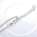 Fashion Angel Wings Love Heart Pendant Necklace Jewelry Chain Necklace WLBX