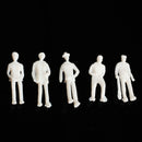 100PCS Figures 1:100 Scaled Models Train Building People for Layout A