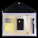 30pcs A4 Transparent PP File Folder Binder Bill Envelope Storage Bag Holder