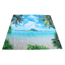 Large 8x8FT Palm Tree Backdrop Beach Background Photography Photo Studio