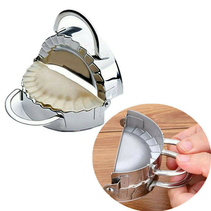 1 x Stainless Dumpling Maker Wrapper Dough Cutter Pie Ravioli Mould Newest Use