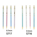 0.5mm/0.7mm Iron Metal-Mechanical Automatic Pencil Drawing School Writing S C4G1