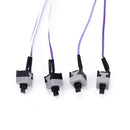 4Pcs MYLB-Repair parts PC power momentary push button switch connector cableã€NME