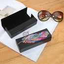DIY Diamond Painting Leather Sunglasses Storage Box Portable Glasses Case