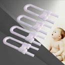 1* Child Baby U Shape Locks Kid Toddler Safety Cabinet Door Drawer Protect Lock