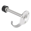 304 Stainless Steel Brushed Bathroom Hook Style Wall Mounted Door Stopper H