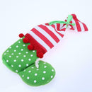 Red White Stripe Elf Christmas Gift Candy Bag Santa Claus Cute Gift Bag