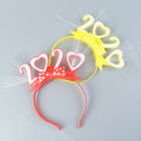 1PC 2020 Flashing Led Glasses Luminous Party Decorative New Year G 3C