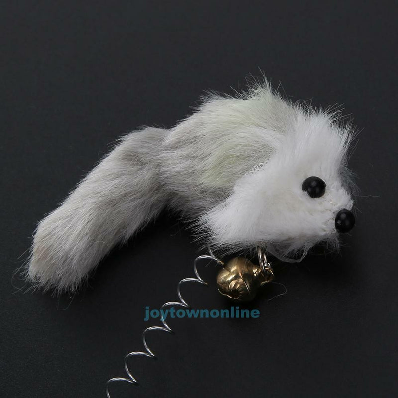 3Pcs Mini Plush Mouse Pet Cat Activity Toys Funny Playing Toys Bottom Sucker
