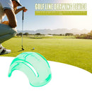 Golf Ball Alignment Line Marker Transparent Golf Ball Liner Clip Green