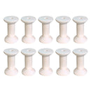 10 Pieces Natural Wooden Empty Thread Spools Bobbins DIY Sewing Notions Tools